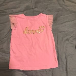 Love Tulle-Sleeve Top